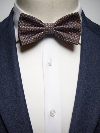 John Henric Men's Brun Sløyfe Size Pre-tied