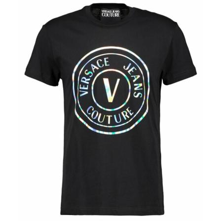 Versace Jeans Couture, T-shirt Zwart, Heren, Maat:XL