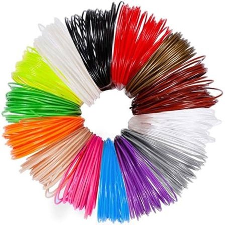3D Filament 3D Pen PLA 3D Pen Filament 20 Colors 1.75mm 5M (16.4ft) Each Color