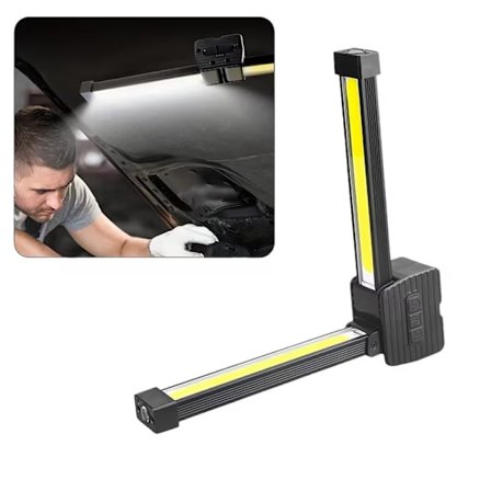 2026 Ny COB LED Arbeidslampe Magnetisk Reparasjonslampe Camping Bærbar Flerfarget