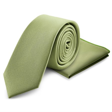 Set de cravate et pochette de costume vert clair pour hommes - Sets de pochettes de costume - pour Hommes - Trendhim