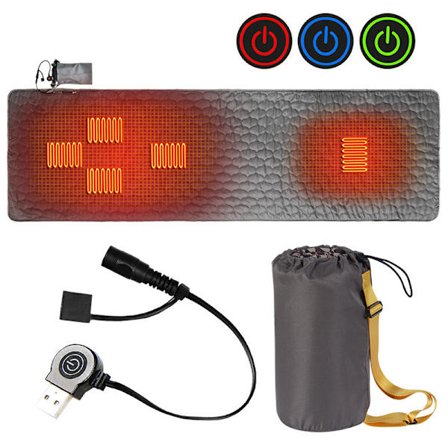 Usb-opvarmet soveunderlag isolering udendørs camping opvarmet soveunderlag