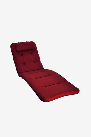 Fritab - Solseng pute Woodline - Rød - Puter til solstol & solseng - Fra Homeroom