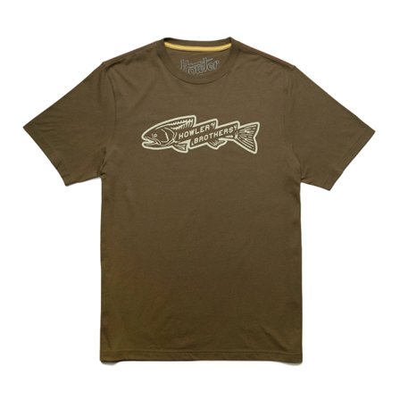Howler Bro's T-Shirt Trout Bolt Ivy Green - S