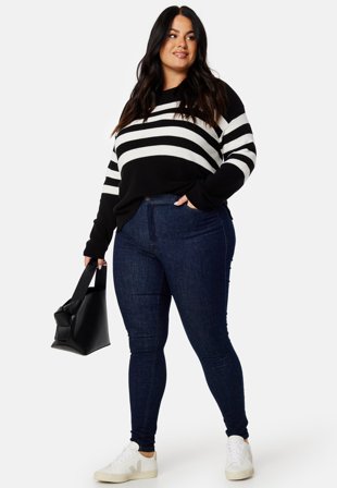 Happy Holly - Amy Push Up Jeans - Dark denim