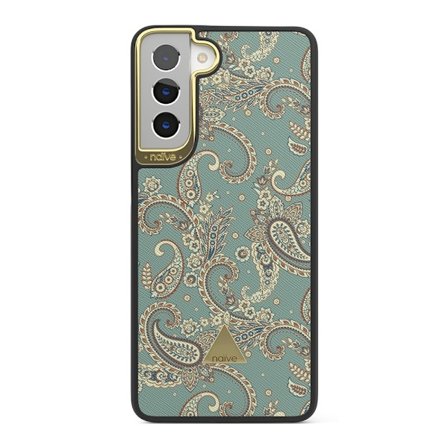 Naive Samsung Galaxy S21 Skal - Paisley Green