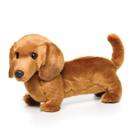 Komfort marionett Søt plysj dachshund fin prosess uten burr plysj leketøy egnet for bursdagsfest