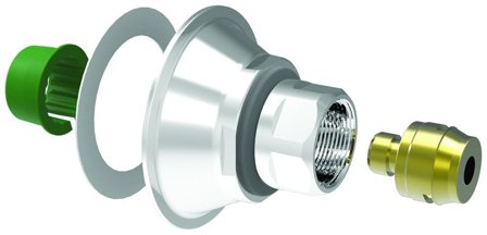 Vatette V6 Koblingsbeslag 16 mm rørdiameter, Installation