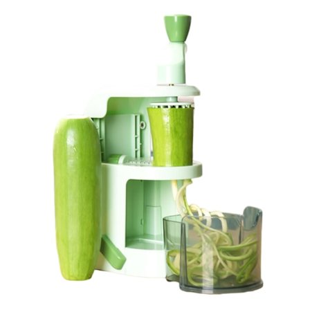 Grönsaksskärare Manuell Roterande Multifunktionell Grönsaksskärare Veggie Noodle Pasta Spaghetti Maker