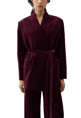 Rodebjer Stand Velvet Blazer Kavajer Dam Lila M