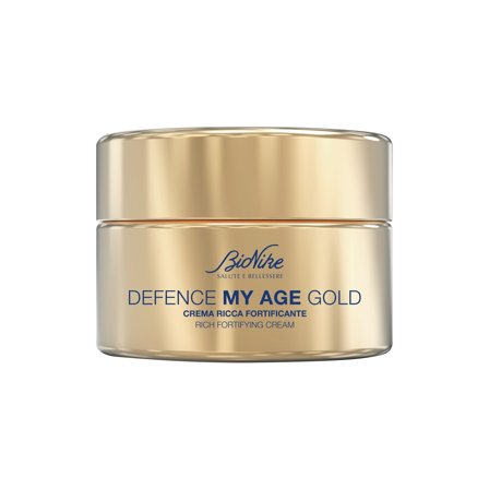 Bionike Defence My Age Gold - Crema Ricca Fortificante 50ml - Tratt.viso 24 ore antirughe
