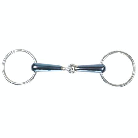Shires Sweet Iron Hollow Mouth Horse Lös Ring Snaffle Bit 5.5