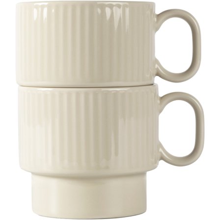 Sagaform Coffee & More tekopp 2-pakning, beige