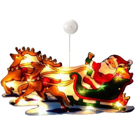 LED Julelys Julepynt Julemand Juletræ Snemand Elg til Festival Fest Indendørs Udendørs Julepynt