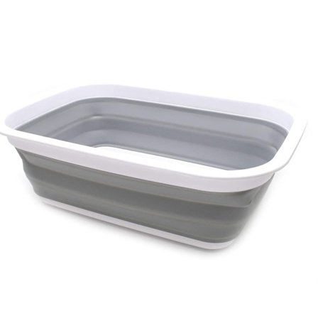 Tyylikäs kokoontaittuva pesuvati, monipuolinen pop up -vati retkeilyyn ja kotikäyttöön