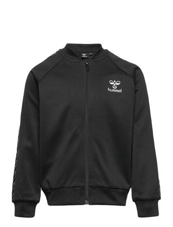 Hmltrick Zip Jacket Sweatshirt Trøje Sort Hummel