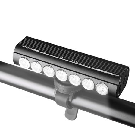 Cykellampa Uppladdningsbar Säkerhet Nattcykling Vattentät LED Cykelfrontlampa Enkel Montering Cykelfrontlampa