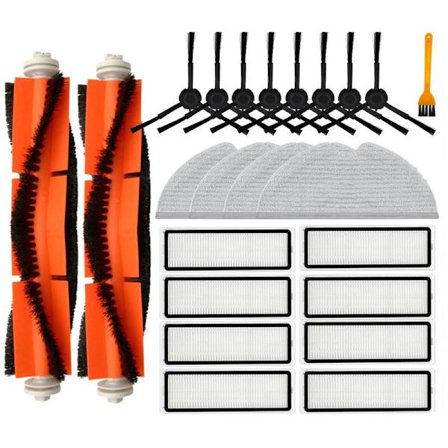 Hovedbørste Mopper Klude Udskiftning til Xiaomi Dreame Bot D9 Max/D9 Mistral Robotstøvsuger Reservedele