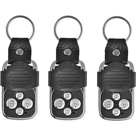 Fjärrkontroll [3 delar], elektrisk fjärrkontroll, för garageport Universal 270 433,92MHz med 4 dubblerade knappar