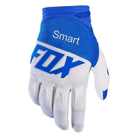 Smart fox Dirtpaw Hansker Motorsykkel Sykling Terrengsykkel Off Road Guantes Herre Dame Unisex Motocross Racing Luvas S-M-L-XL XL Blue---White
