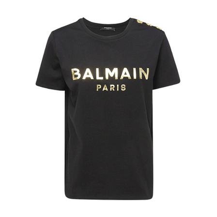 Balmain T-Shirts Sort, Dame