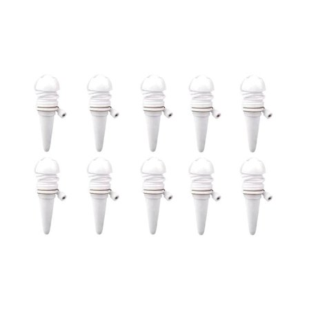 10 stk Automatiske Vanningsprober Plant System Keramisk Skape Hage Blomsterpotte Drypp Enhet Gard