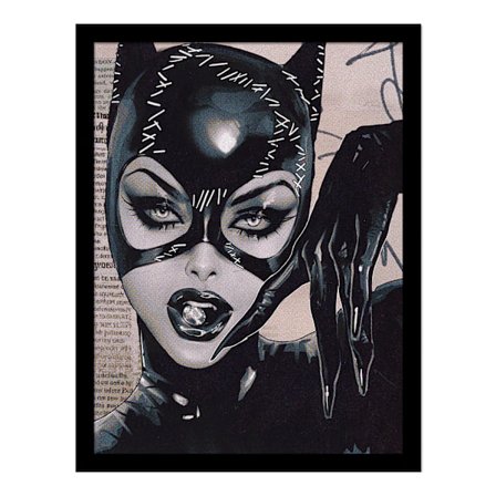 DC Comics Catwoman Pearls Catwoman Pearl Inramad Poster 45cm x 3