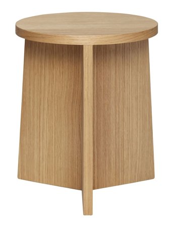 Hübsch Split Stool Natural - Beige - ONE SIZE
