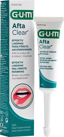 GUM AftaClear Gel v/Blister 10 ml, Medicin & Pleje, Mund & Tandpleje, Øvrig