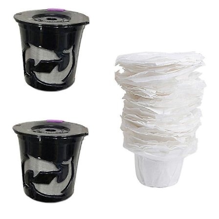 För Påfyllningsbar Kaffekapsel Återanvändbart K-cup Filter För 2.0 & 1.0 Bryggare K Cup För Maskin K-caraf