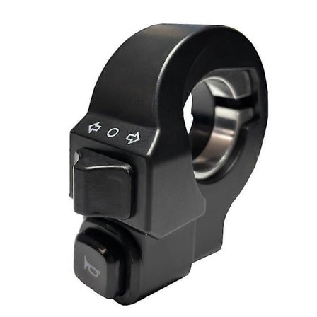 E-sykkel 2 i 1 Horn Blinklys Bryter Knapp Elektrisk Sykkel Deler Tilbehør Motorsykkel E-sykkel E [DB]