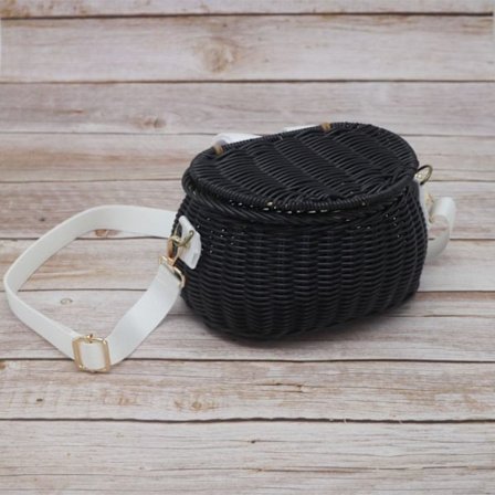 Lasten pyöräkori rottinkikori 10 10