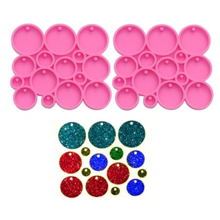 2st Rund Cirkel Silikonform Form Form Mould