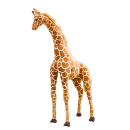 Giraff 60cm, plyschleksak simulering giraffdocka