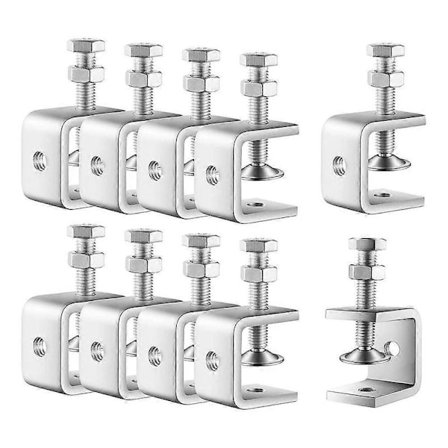 C-klemme 1 tomme Kraftig Metal U-klemmer med Bred Kæbeåbning