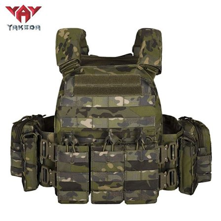 Yakeda Cross-Border Camouflage Amfibie Tactical Vest Outdoor Cs Tactical Vest Quick Release