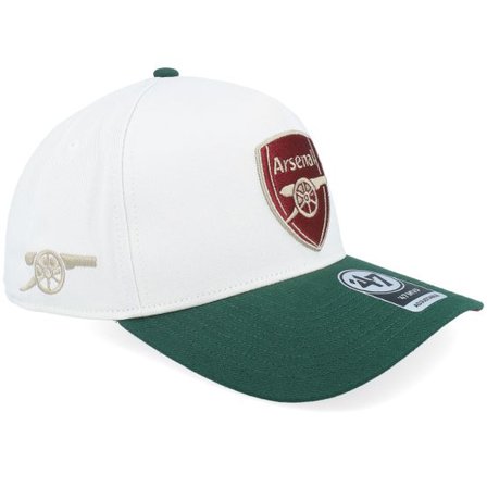 47 Brand - Football Vit adjustable Keps - Hatstore Exclusive x Arsenal Epl- Sure Shot 47 Mvp Dt Sandstone/Green A-frame Adjustable @ Hatstore
