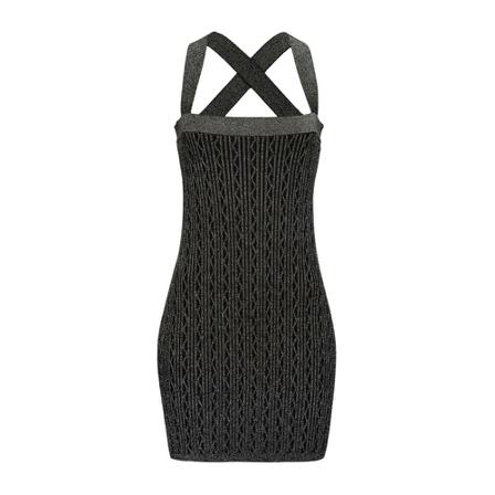 Pinko Knitted Kjole Sort, Dame
