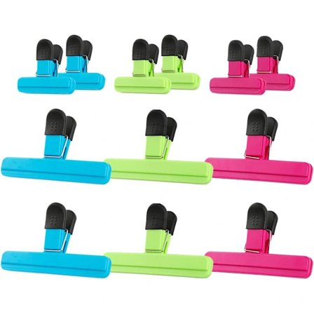 (pow yeah!)12 st Plastpåsklämmor (2 storlekar)