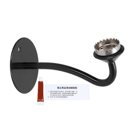 Itseliimautuva ruostumattomasta teräksestä valmistettu saippuateline kylpyhuoneen suihkuun, musta