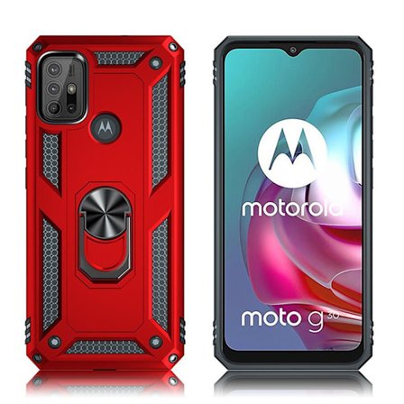 Bofink Combat Motorola Moto G30 / G10 Suojakotelo - Punainen