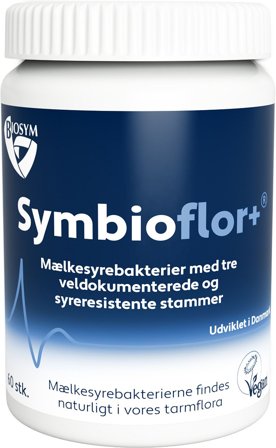 Biosym Symbioflor+ 60 kaps., Helse & Madvarer, Ingredienser, Mælkesyrebakterier