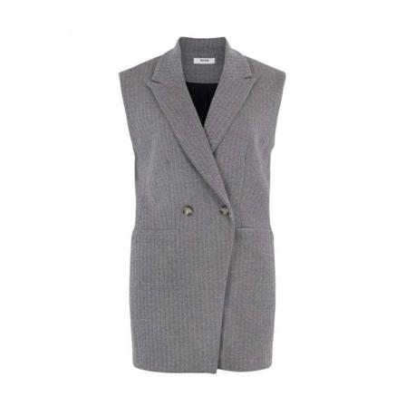 Anna Van Toor Spencer , Grijs , Dames , Maat: M Bodywarmers