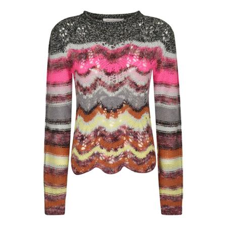 Philosophy di Lorenzo Serafini Round-neck Strik Rød, Dame Striktrøjer