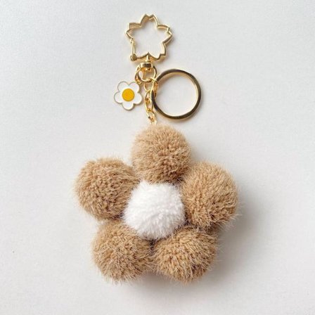 Blomsternøkkelring Plysj nøkkelring 8 8