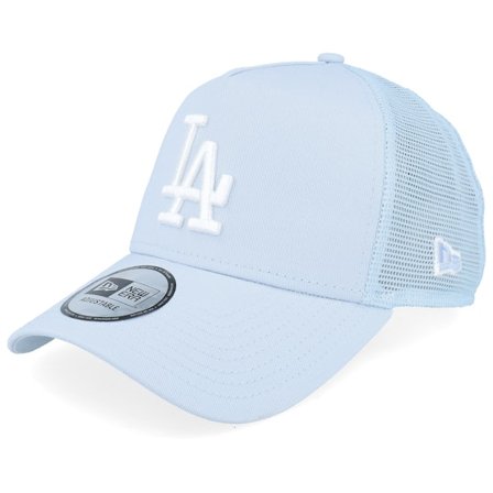 New Era - MLB Ble trucker Czapka Z Daszkiem - Los Angeles Dodgers League Essential Sky/White A-frame Trucker @ Hatstore