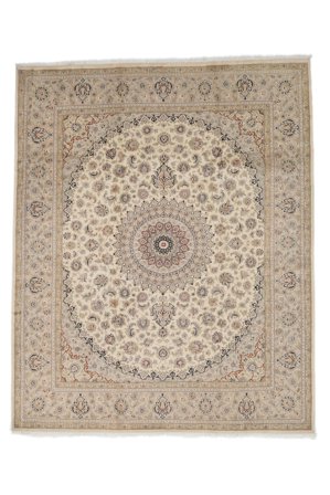 Hand Knotted Tabriz Royal Rug 249X308 Orange/Brown