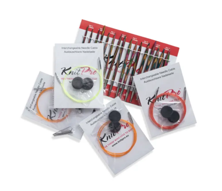 KnitPro Rundpinnesett Deluxe-Utskiftbart Symfonie 3.5-8mm
