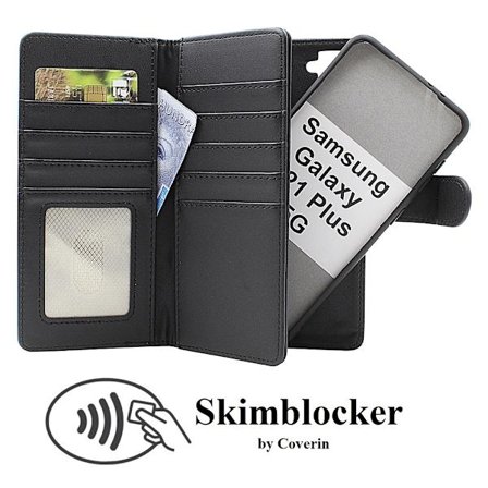 Skimblocker Galaxy S21 Plus 5G XL Magnet Plånboksfodral