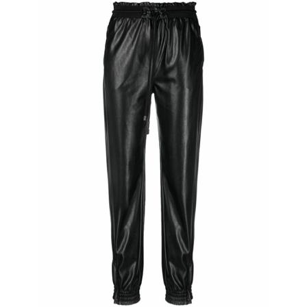 Ermanno Scervino Leather Bukser Sort, Dame Læderbukser